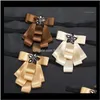 Gravata Gravatas Moda Aessórios Drop entrega 2021 Liiway Mulheres Curva para Homens Tuxedo Bowtie Cravat Negócios Casamento Destacável Collar Camisa AE