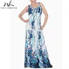 Nicea Forever Bohemian Beach Spaghetti Pasek Suknie Maxi Długie Kobiety Lato Dress 053 210419