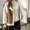 Aelegantmis Femmes Hiver Fausse Fourrure En Daim Vestes Manteau Épaissir Chaud Laine D'agneau Teddy Manteaux Dames Lâche Surdimensionné Outwear Tops 210607