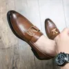 Nouveaux hommes chaussures habillées de luxe en cuir italien chaussures hommes respirant marque bureau affaires fête mariage mocassins grande taille 14