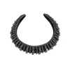 2021 Europe And America Full of Crystals Thick Anti-slip Headband Sponge Man-made Diamond Hairband Women's Hair HOOP