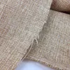 Tissu métallique d'aspect de lin de jute, tissu de nappe, fond de Pograph de tissus de tissus, matériel de couture de bricolage