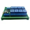 DC12V 8 CH RS485 Tablero de relé Modbus RTU UART Control remoto SWTICH DIN35 Caja de riel para Automatización PLC