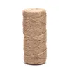 Clothing Yarn 50/80/100/300M DIY Natural Jute Twine Burlap String Rope Party Wedding Gift Wrapping Cords Thread Florists Craft Decor