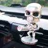 Schedel Speelgoed Dashboard Fighter Decoratie Auto Bobblehead Cool Wobble Head Dolls Figuur Ornamenten voor Auto Truck Thuis Kindertafel Kids Party Geschenken Speelgoed