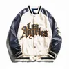 Hip Hop Furry Bone Patchwork Color Block Vestes Hommes Harajuku Streetwear Bomber Veste Hommes Baseball Manteaux Veste Unisexe Femmes 211013