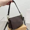 Nieuwe Shoulder Cross Body LetterHalf Maan Tassen Dame Mode Rits Handtassen Vrouwen Hoge Kwaliteit Zachte Beroemde Designer Portefeuilles Jonge Kussen Munt Portemonnee Toten Casual Great