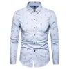 Camisa de designer de marca de moda camisa masculina algodão 5xl slim fit street usa manga comprida roupas casuais de alta qualidade 210331