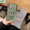 do etui na iphone matowe diamentowe miękkie etui damskie na iphone 11/12/13 mini pro max projektant dopasowane etui wyczyść modne etui odporne na zabrudzenia D2109227HL