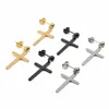 Stud Fashion Women Men Punk Cross Earring Piercing Jewelry Retro Rock Earrings