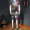 Luxury Brand Men T-shirt Shorts Set 2 Piece Set Track Suit Mens Jogger Sweatsuit Men Street Wear Fashion Party Club Men Clothes 210527