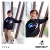 Höst Vinter Kids Boys Sweaters 2021 Ny Astronaut Toddler Sweater Fashion 0-Neck Långärmad Barn Ytterkläder Barnkläder Y1024