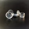 Avtagbar Quartz Banger Domeless Nail OD 25mm Klar botten 14mm 18mm Man Kvinna Joint 90 grader Rökning Tillbehör