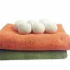 7 cm riutilizzabile lavanderia pulito palla naturale tessuto organico tessuto per ammorbideroso palla premium biologica per asciugatrice