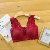 Comfortable and Breathable Sports Bra Womens Camisoles Lace Gathered Bra Various Color Styles