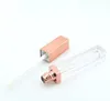 5ml lip gloss plastic bottle container Empty Rose gold scrub black tube eyeliner eyelash case mini split bottle