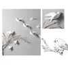 Wall Stickers 1pc 3D Ceramic Birds Murals Hanging Decorations Crafts Home Ornaments ANDF889