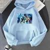 Mäns Hoodies Sweatshirts Game Manga Genshin Impact Långärmade Män Kvinnor Skriv ut Pullovers Streetwear Unisex Casual Clothing