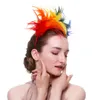 2021 Ognissanti Donne Piuma Fascia per la testa Colore Spose Copricapo Regalo Cerchio per capelli Vendi bene con un modello diverso