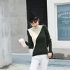 Autumn Half Turtleneck Stitching Sweater Women's Long Sleeved Slimming Bottoming Base Inner Shirt knitted Top Fashion 210520