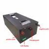 Waterproof 60v 40ah 50ah lifepo4 lithium battery pack BMS 20S for 3000w e-bike scooter bicycle motorcycle vehicle + 5A charger