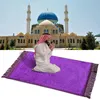 Müslüman Namaz Halı Taşınabilir İbadet Battaniye 3D Tırtıl Dualar Mat Camii Kilim Orison Kowtow Paspaslar WMQ891