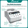 Lab levererar digital display bärbar termostatisk torr bad inkubator med uppvärmningsblock 0,2 ml 0,5 ml 1,5 ml 2 ml 15 ml 50 ml 220V utrustning