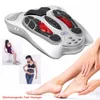 Electronic Foot Massager Far Infrared Heating Acupuncture Points Reflexology Feet Massage Machine Slimming Belt Pads Body Care220