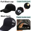 Berretti da baseball ricamati personalizzati per uomo Cappello da donna Berretto da uomo Snapback Ricamo Stampa Testo Designer Center Mesh