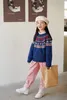 Hiver automne bébé filles pull de Noël épaissir épaississant pull tricoté top enfants cavaliers chauds vêtements