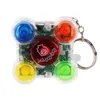 Fidget Brinquedos Gamepad Controlador Quadrado Formas Pad Poppers Empurre Bubble Popper Board Simples Chaveiro Squeeze Divertimento Divertido Keychain G42S06G