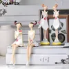 Giantex 2st / set Vacker stativ Angel Resin Craft Fairy Figurines Bröllopsgåva Heminredning U0945 210607