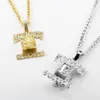 Link Deathrow prisoner necklace trend hip hop death row Zircon Pendant6835196