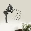 Wandaufkleber 3D-Spiegel-Acryl-Fee-Stern-Abziehbilder für Heimdekoration Anime-Dekor Pegatinas De Pared Cozinha