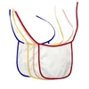 10 sztuk 24.5 * 24 cm Sublimacja Puste śliniaki dla niemowląt DIY Transfer termiczny Burp Cloths Wodoodporny BIB Frenulum