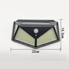 300 LED Solar Motion Motor Ściana Ściana Wodoodporna Lampa bezpieczeństwa na zewnątrz Lampa Słoneczna LED LED Solar Light do Outdoor Garden Street Patio