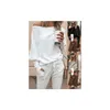 Men's Sweaters Women's Loose Blouse Batwing Sleeve Printing Dyeing Pigmentation Collared Solid Color Long-Sleeved Casual Party Jumper