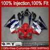 Kroppssprutningsform för Honda CBR 600F4 600CC 600 F4 FS CC 1999-2000 karosseri 54NO.100 100% passform CBR600FS CBR600F4 1999 2000 CBR600 F4 99 00 OEM Fairings Kit