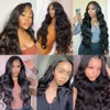 Wigs Body Wave Lace Wipe 30 ins Humer Hair for Black Women Clucked With Baby Brazilian Remy 13x4 HD Edge Wigs7785678