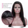 360 Full Lace Frontal Perruques de Cheveux Humains Péruviens Cheveux Raides Couleur Naturelle Pré-plumé Lace Front Perruques Avec Des Cheveux De Bébé Bonne Qualité Remy Perruque