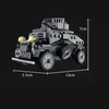 WW2 Askeri Serisi İkinci Dünya Savaşı Ordu Tank Avcısı Asker MOC Modeli oyuncak inşaat blokları Hediyeler X0503