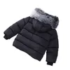 Children's cotton clothes winter new children's wool collar men's and women's hand stuffed cotton clothes coat