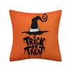 Happy Halloween Pillow Case Pokrywa Dekoracyjna Pościel Spooky Dynia Witch Castle Cute Trick Or Treat Pillowcase świąteczne dekoracje CCB9284
