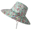 Chapéus de sol Proteção Baby crianças menina menina unissex Bucket verão Sunbonnet Bebe Caps Wide Brim Delm22
