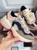 Designer sneakers beige män kvinnliga tränare vintage lyxys chaussures damer sportskor mode bekväm sneaker