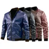 Jaquetas masculinas Carrinho Grande Faux Leather Casaco de Inverno Motor Motociclista Estilo Jacket Zipper para Adulto