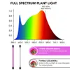 2022 새로운 LED 성장 빛, 6000K 전체 스펙트럼 클립 식물 성장 램프 실내 식물에 대 한 흰색 빨간색 LED, 5 레벨 디 밍이 가능한, 자동 꺼짐 타이밍 4 8 12 시간