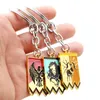 Keychains 2021 Anime Fire Emblem Keychain Lion Deer Metal Pendant Keyrings Key Chains Souvenirs Figure Gifts Men Women9260989