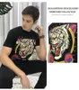 Rosa Paradise Plein T-shirts Märke Designer Rhinestone Skull Män T Shirts Klassisk Högkvalitativ Hip Hop Streetwear Tshirt Casual Top Tees FSZW5981