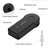 Mini 35mm Jack Aux Audio Receiver Car Music Audios Bluetooth -ontvangers Wireless Hands luidspreker hoofdtelefoonadapter1581627